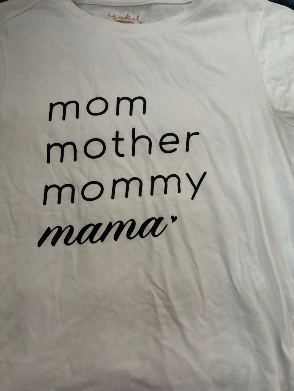Mama White Tee shirt